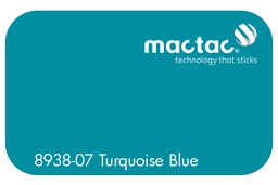 [MAC8938-07M-1230] MACTAC MATT TURQUOISE BLUE 1230 X 1