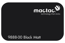 [MAC9888-00M-610] MACTAC MATT BLACK 610 X 1