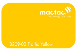 [MAC8209-02M-610] MACTAC TRAFFIC YELLOW 610 X 1