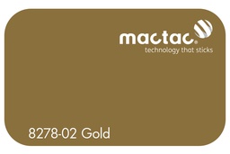 [MAC8278-02M-610] MACTAC MATT GOLD 610 X 1