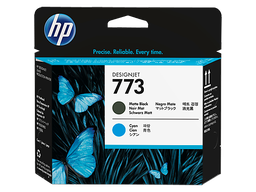 [C1Q20A] HP 770 MATTE BLACK/CYAN PRINTHEAD