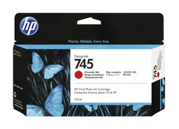 [F9K00A] HP 745 130ML INK RED